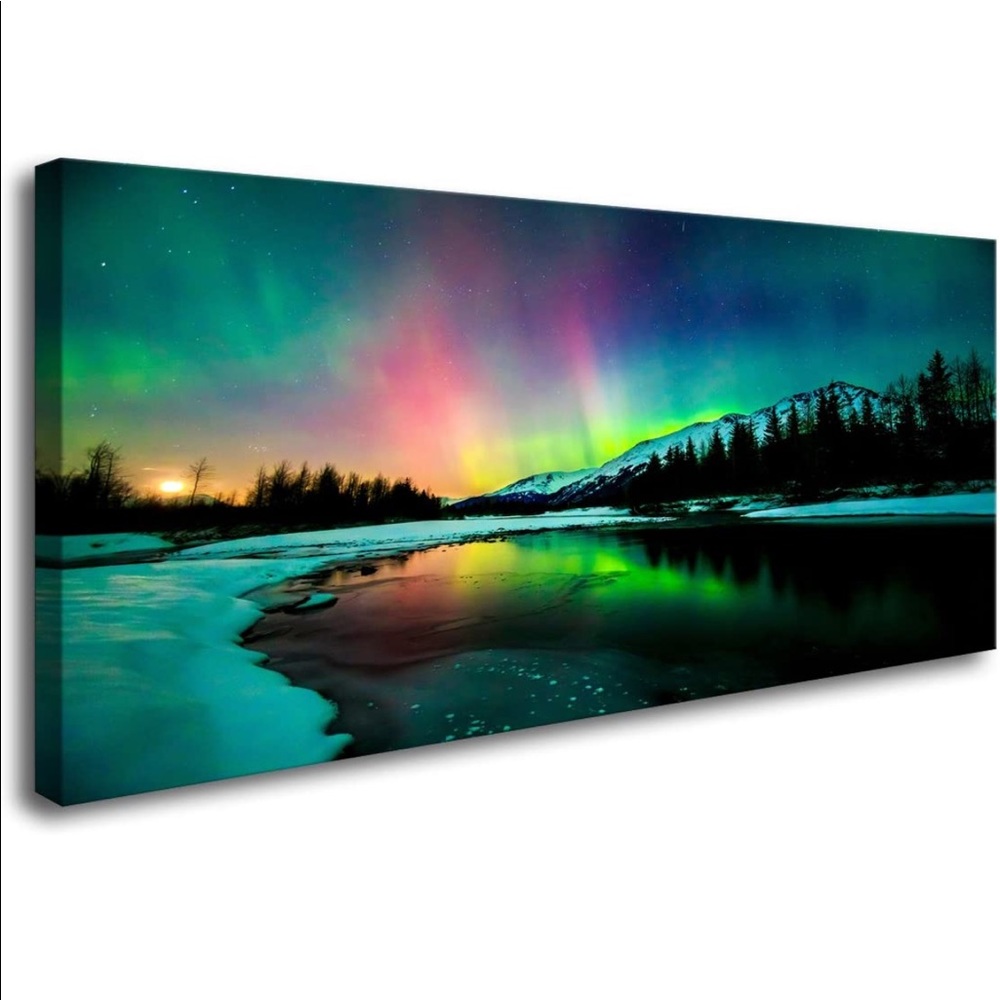 COPY - COPY - Northern lights canvas